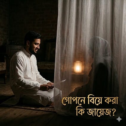 গোপনে বিয়ে করা কি জায়েজ?