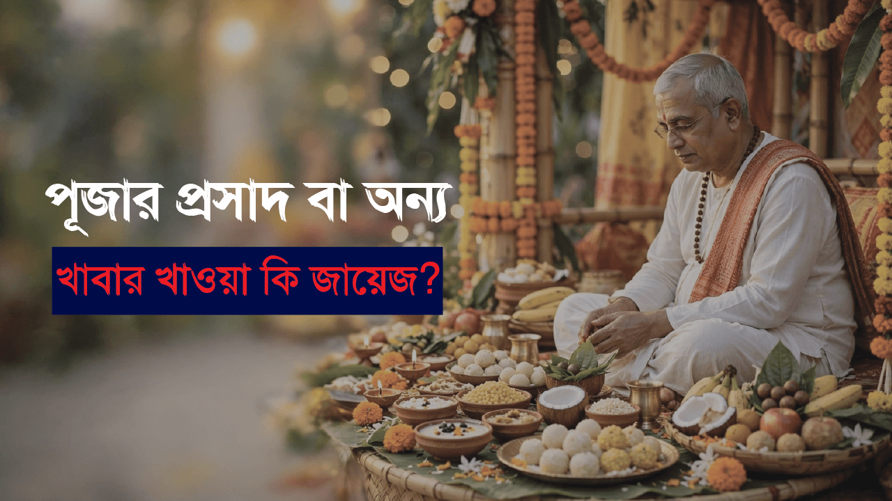 পূজার প্রসাদ বা অন্য খাবার খাওয়া কি জায়েজ?