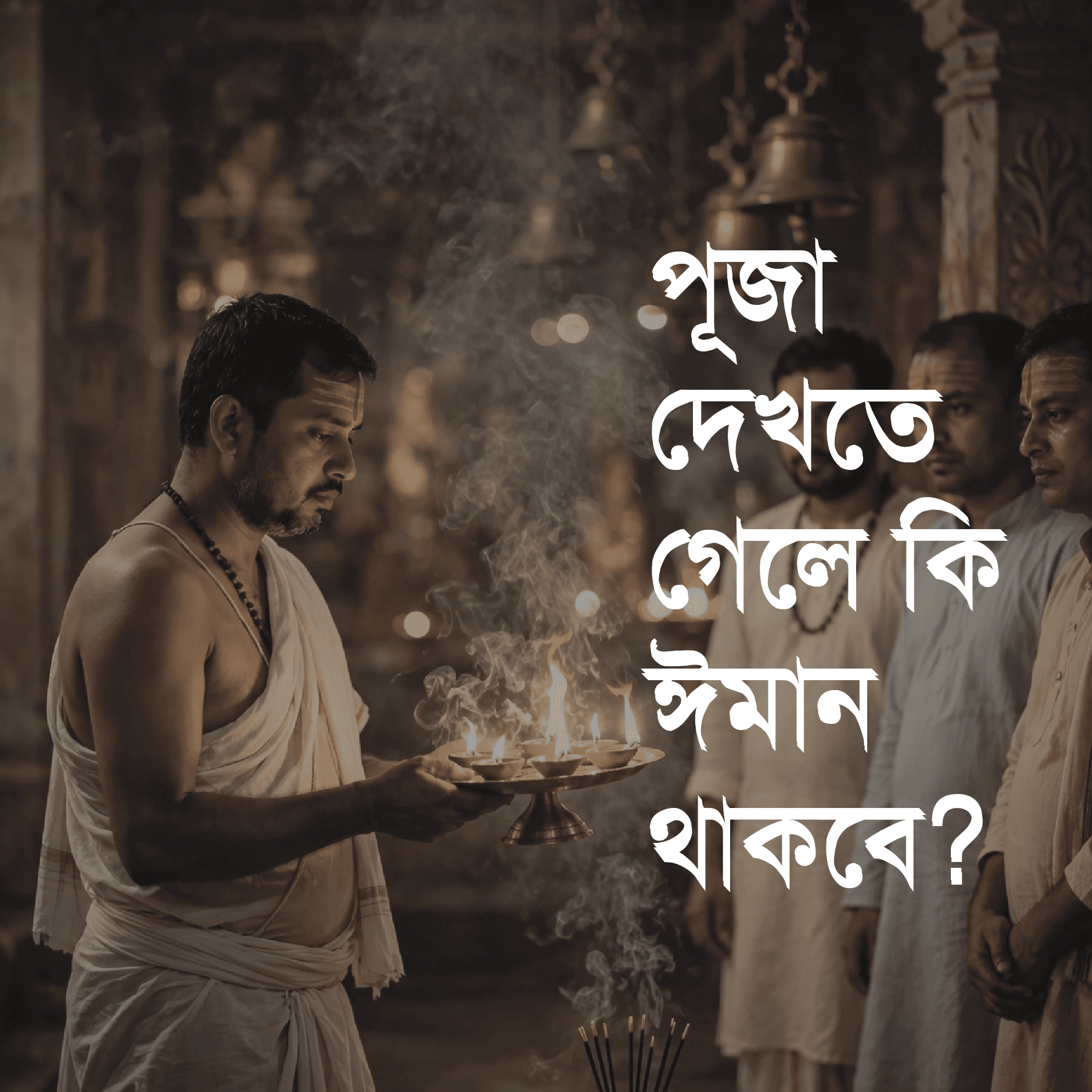 পূজা দেখতে গেলে কি ঈমান থাকবে?